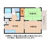 東海道本線/静岡駅 バス:19分:停歩2分 2階 築28年 2DKの間取り