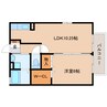 東海道本線/静岡駅 バス:20分:停歩6分 2階 築19年 1LDKの間取り