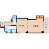 東海道本線/藤枝駅 徒歩1分 2階 築24年 1DKの間取り