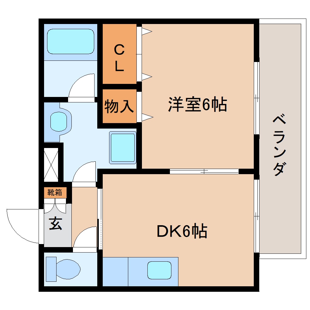 間取り図 東海道本線/藤枝駅 徒歩9分 1階 築21年