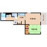 東海道本線/静岡駅 徒歩4分 2階 築27年 2Kの間取り