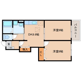 間取図 東海道本線/藤枝駅 バス11分善左衛門検診センター下車:停歩2分 1階 築18年