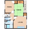 東海道本線/静岡駅 バス:8分:停歩6分 3階 築30年 2LDKの間取り
