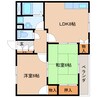 東海道本線/静岡駅 バス:8分:停歩6分 3階 築30年 2LDKの間取り