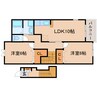 東海道本線/藤枝駅 バス:24分:停歩3分 2階 築19年 2LDKの間取り