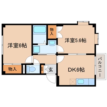 間取図 東海道本線/藤枝駅 徒歩14分 1階 築29年