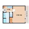 東海道本線/静岡駅 徒歩14分 2階 築23年 1Kの間取り