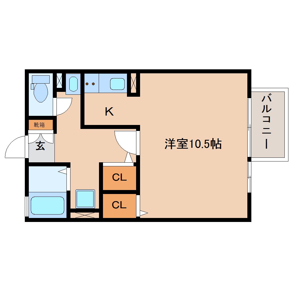 間取り図 東海道本線/東静岡駅 徒歩11分 2階 築23年