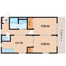 東海道新幹線（東海）/静岡駅 バス:20分:停歩7分 2階 築21年 2DKの間取り