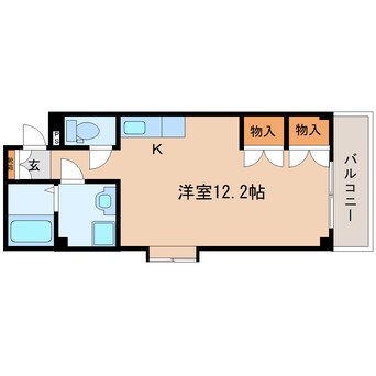 間取図 東海道本線/焼津駅 徒歩8分 1階 築24年