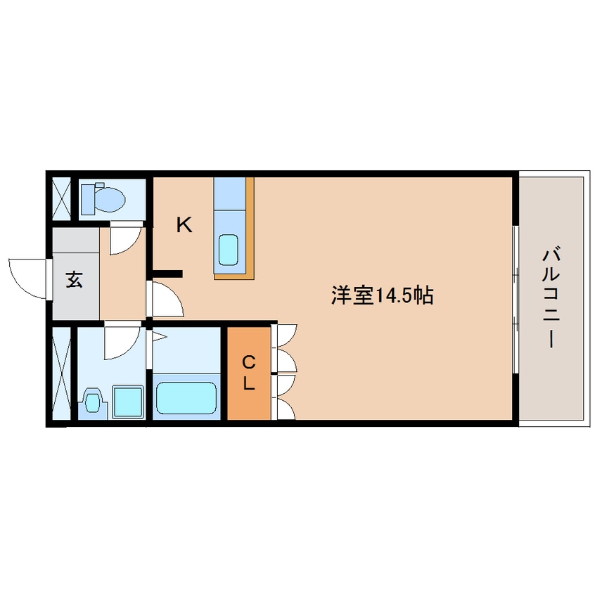 間取図 東海道本線/焼津駅 徒歩20分 1階 築20年