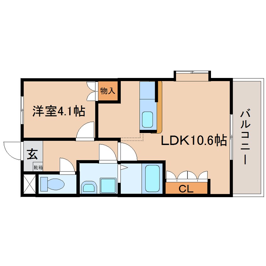 間取図 静鉄バス（焼津市）/天野医院前 徒歩3分 2階 築18年