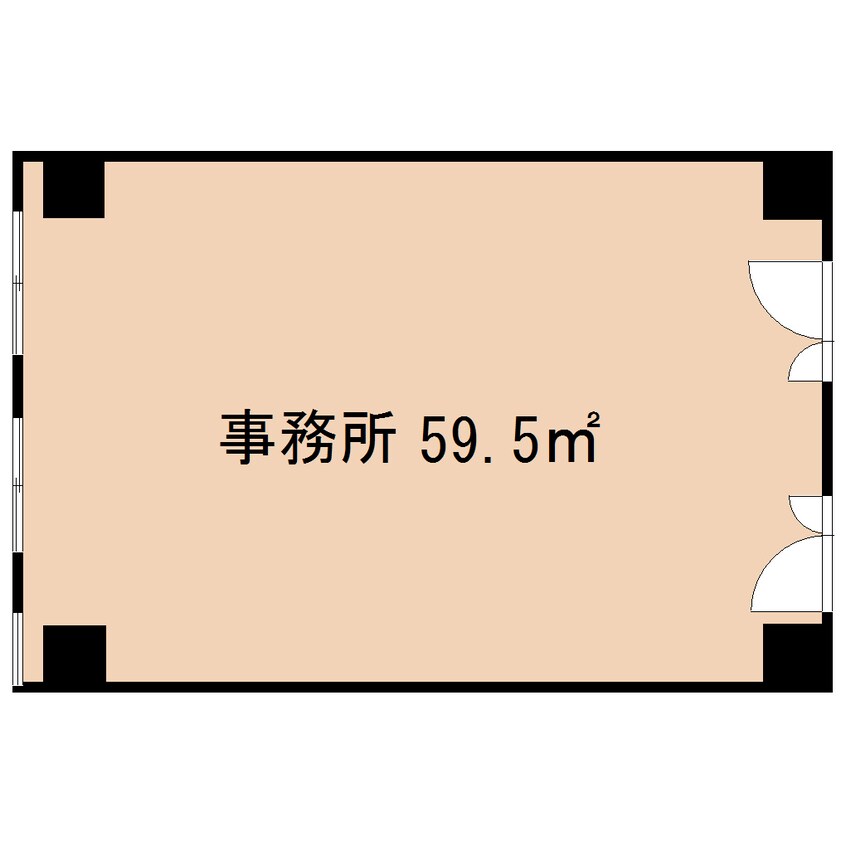 間取図 東海道本線/静岡駅 徒歩3分 4階 築50年