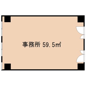 間取図 東海道本線/静岡駅 徒歩3分 4階 築51年