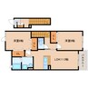 東海道本線/静岡駅 バス:22分:停歩4分 2階 築18年 2LDKの間取り