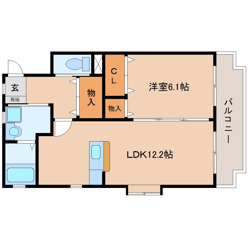 間取り図 東海道本線/藤枝駅 徒歩10分 3階 築19年