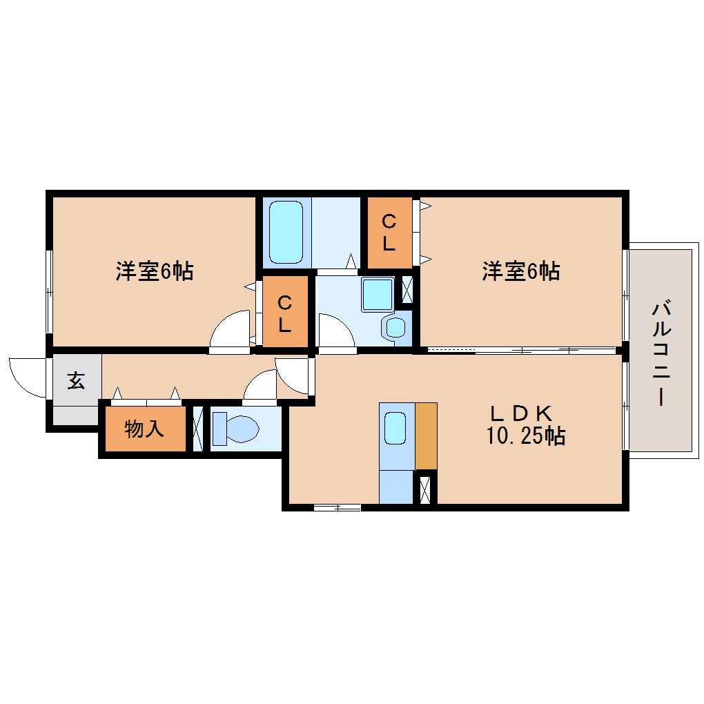 間取り図 東海道本線/藤枝駅 バス10分高柳三丁目下車:停歩4分 1階 築19年
