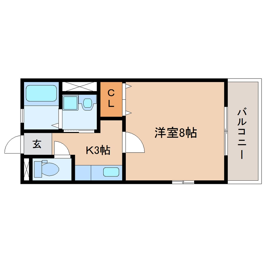 間取図 東海道本線/藤枝駅 徒歩10分 1階 築18年