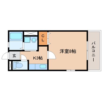 間取図 東海道本線/藤枝駅 徒歩10分 2階 築18年