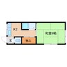 東海道本線/静岡駅 徒歩8分 1階 築56年 1Kの間取り