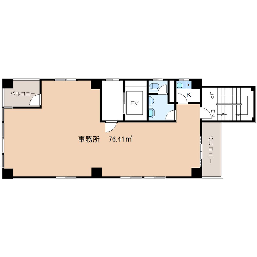 間取図 東海道本線/静岡駅 徒歩2分 4階 築36年