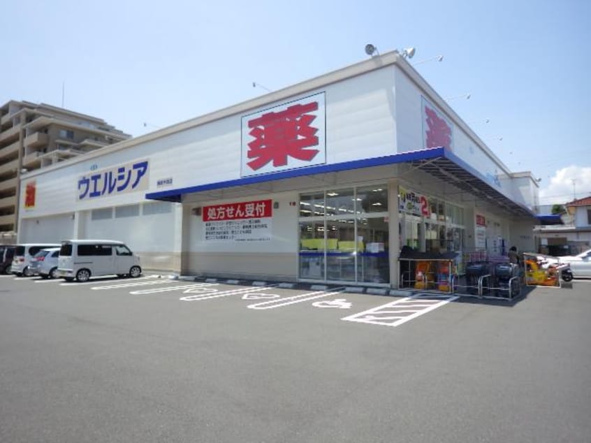 ウエルシア静岡中田店(ドラッグストア)まで784m 東海道本線/静岡駅 徒歩9分 5階 築18年
