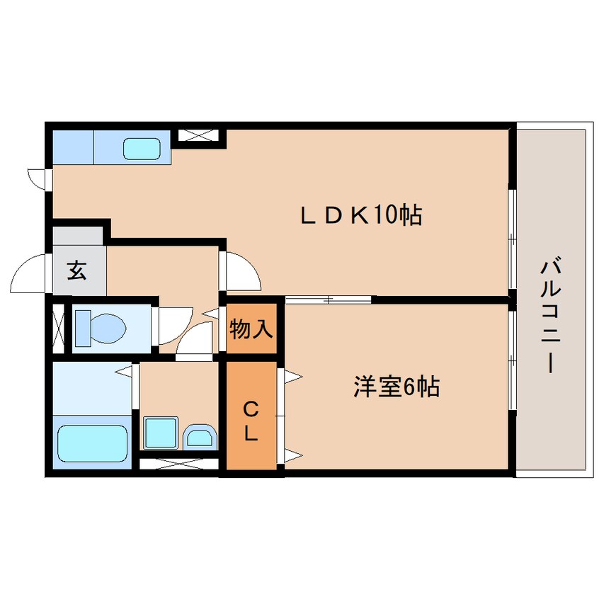 間取図 東海道本線/藤枝駅 バス13分清水山入口下車:停歩10分 1階 築18年