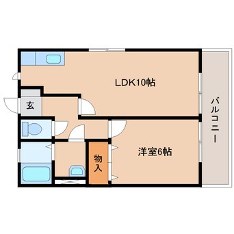 間取図 東海道本線/藤枝駅 バス12分与左衛門下車:停歩2分 1階 築17年