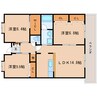 東海道本線/静岡駅 バス:6分:停歩3分 3階 築22年 3LDKの間取り