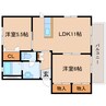 静鉄バス（静岡市）/宮竹一丁目 徒歩1分 1階 築25年 2LDKの間取り