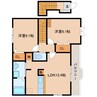 東海道本線/西焼津駅 徒歩6分 2階 築17年 2LDKの間取り
