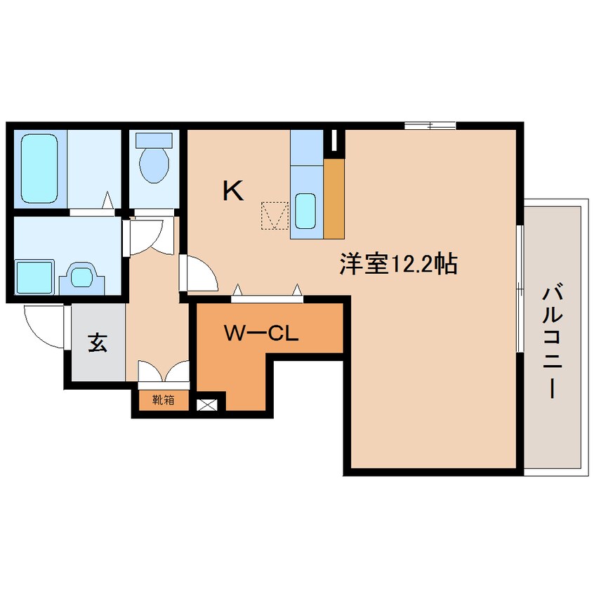 間取図 東海道本線/静岡駅 バス11分西中原下車:停歩3分 1階 築16年