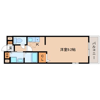 間取図 東海道本線/静岡駅 バス11分西脇ハローワーク静岡入口下車:停歩5分 1階 築16年