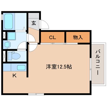 間取図 東海道本線/焼津駅 徒歩10分 2階 築16年