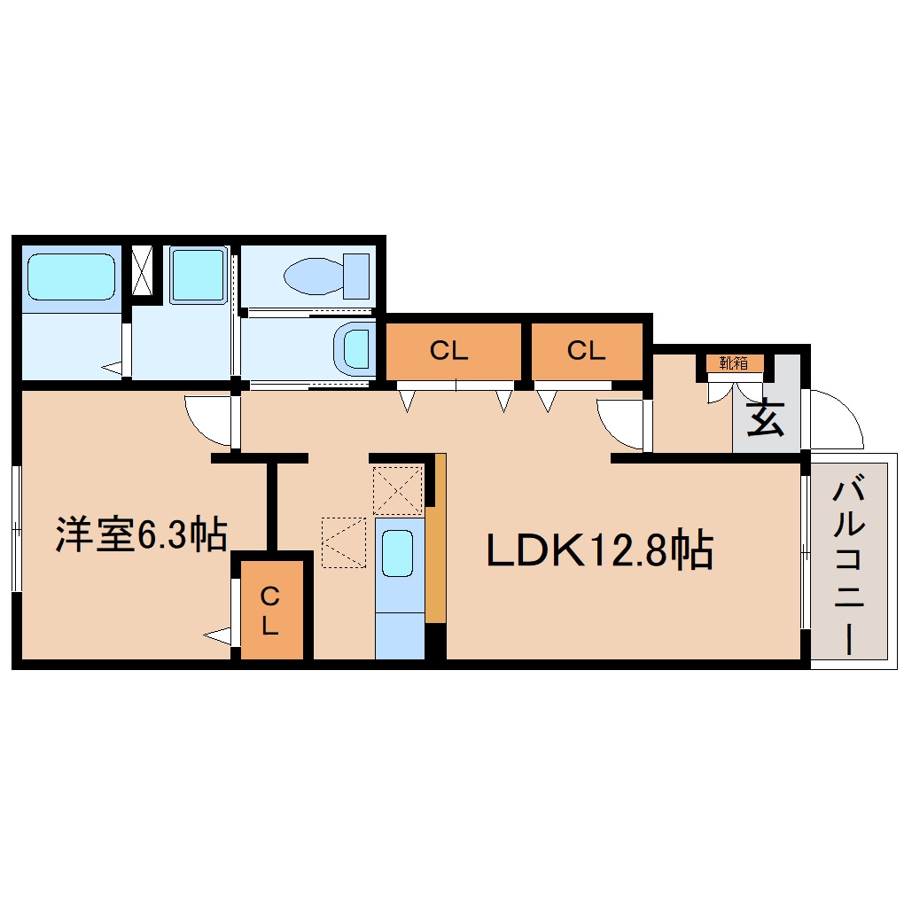 間取り図 東海道本線/西焼津駅 徒歩27分 1階 築18年