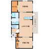 東海道本線/東静岡駅 徒歩17分 2階 築17年 2LDKの間取り