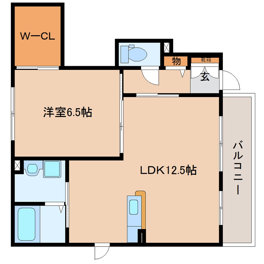 間取図 東海道本線/静岡駅 バス23分豊田一丁目下車:停歩3分 1階 築16年