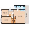 東海道本線/静岡駅 徒歩14分 4階 築34年 2LDKの間取り