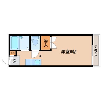 間取図 東海道本線/静岡駅 バス17分小鹿公民館前下車:停歩3分 1階 築29年