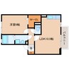 東海道本線/静岡駅 バス:20分:停歩10分 2階 築17年 1LDKの間取り
