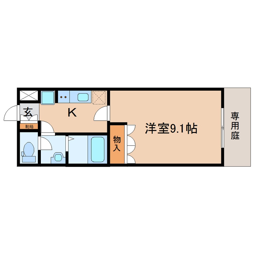 間取図 東海道本線/藤枝駅 徒歩16分 1階 築17年