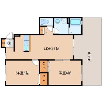 間取図 東海道本線/藤枝駅 徒歩25分 1階 築15年