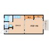 東海道本線/静岡駅 バス:12分:停歩3分 2階 築27年 1DKの間取り