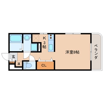 間取図 東海道本線/静岡駅 徒歩19分 1階 築16年