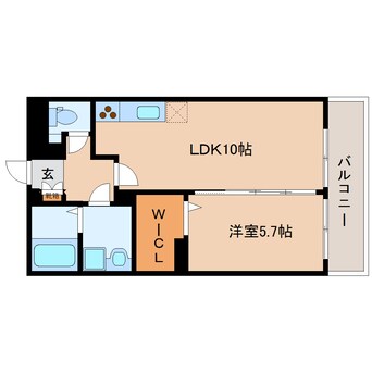 間取図 東海道本線/静岡駅 バス16分西脇下下車:停歩8分 2階 築15年