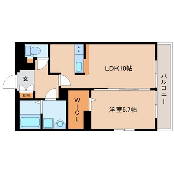 間取図 東海道本線/静岡駅 バス16分西脇下下車:停歩8分 4階 築17年