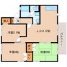東海道本線/藤枝駅 徒歩16分 1階 築30年 3LDKの間取り