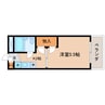 東海道本線/静岡駅 徒歩14分 3階 築42年 1Kの間取り