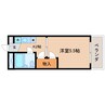 東海道本線/静岡駅 徒歩14分 4階 築42年 1Kの間取り
