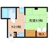 東海道本線/静岡駅 徒歩15分 2階 築37年 1Kの間取り